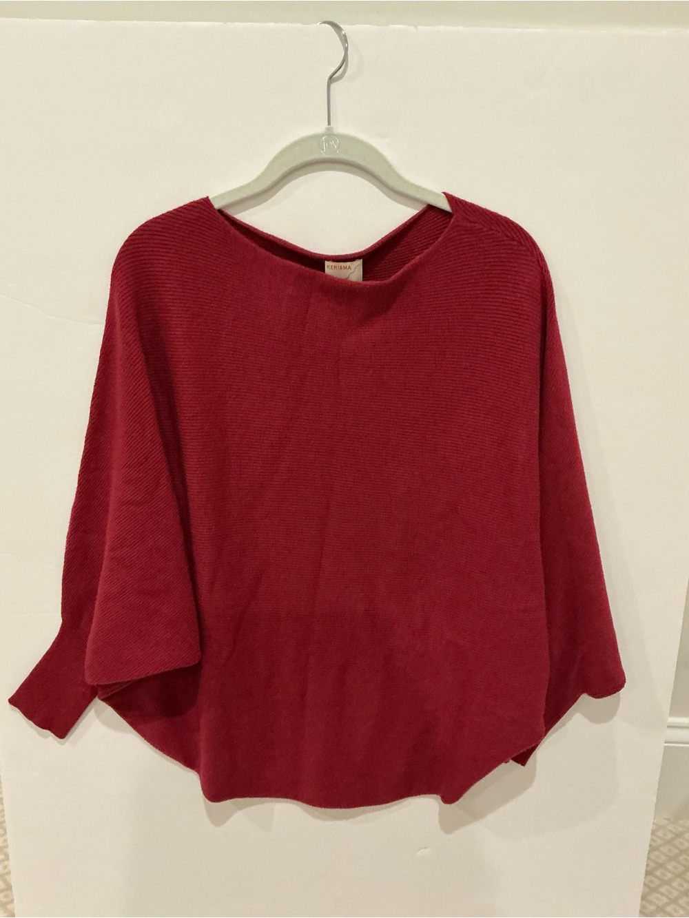 Kerisma Ribbed Knit RYU Top in Deep Berry